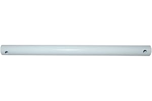 Design House 153437 Ceiling Fan Downrod 18", White