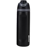 Chevvee HydroWave 24oz Insulated Stainless Steel Water Bottle – BPA-Free, Leakproof Sports Flask for Gym, Travel & Office (Black)