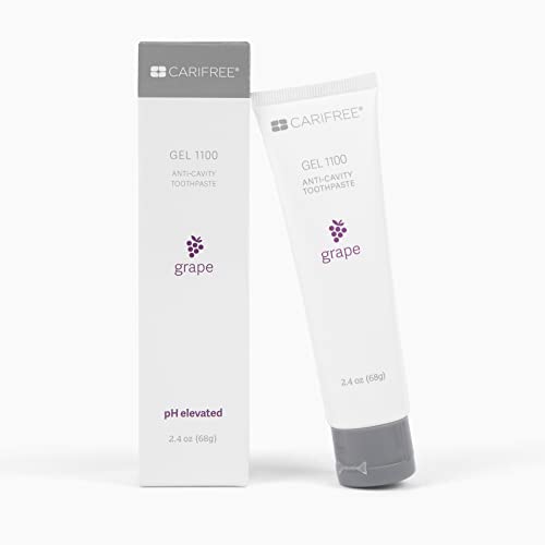 CariFree Gel 1100 (Grape) AntiCavity Toothpaste Nano Hydroxyapatite Cavity Prevention