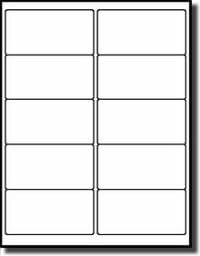 200 Label Outfitters 4” x 2” Matte Laser Clear Shipping Labels – 20 Sheets