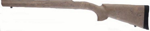Hogue Ruger 77 MKII Short Action Overmolded Stock Standard Barrle, Full Bed Block, Ghillie Tan