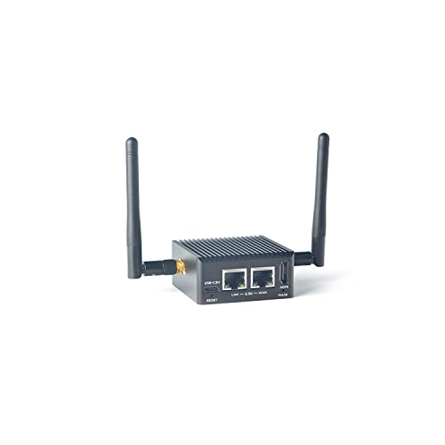 Nanopi R5C Mini WiFi Router OpenWRT with Dual PCIe 2.5Gbps Ethernet Ports 2GB LPDDR4X RAM Based in Rockchip RK3568B2 Soc for Smart Home Gateway Support Android Ubuntu (with M.2 WiFi Module)