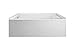 Jacuzzi LNS6032BLXXXXW Bath Hardware, White