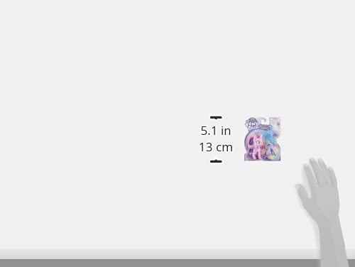 My Little Pony Twilight Sparkle Potion Pony Figure - 3-Inch Purple Pony Toy with Brushable Hair, Comb, and 4 Surprise Accessories