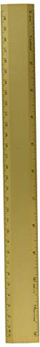 Alumicolor 1112-2 Aluminum Desk Ruler, 12IN, Gold