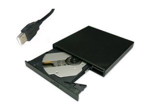 UbiGear Slim External USB 2.0 DVD-ROM CD-ROM CD DVD ROM Drive For Windows Xp WIN 7 Vista Lenovo Asus Sony Gateway Macbook Loptop Pc Portable - Thumbnail 2