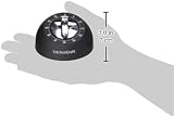 KitchenCraft Mechanical Kitchen Timer 1 Hour Soft Touch Chrome Finish view 6