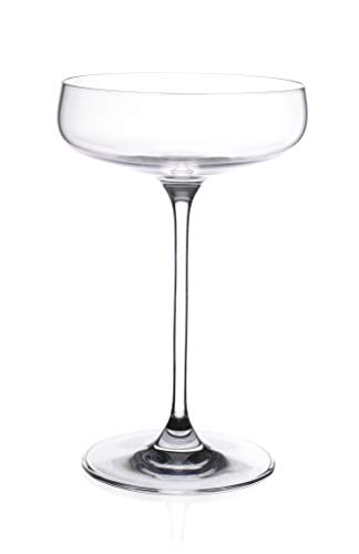 Majestic Gifts Inc. Champagneruntertasse, 4 Gläser, Belle Coupé, Cocktailglas, Kristall, Glas, klassisch, transparent… – Bild 3