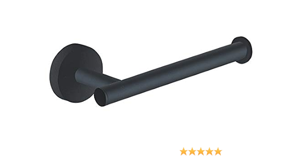 Gedy Eros Portarrollos, Acero Inoxidable, Negro, 5x17x7,6 ...