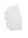 Geoffrey Beene Valet of 6 Handkerchiefs 100% Cotton White Gift Box Set