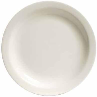 Tuxton TNR-007 Nevada 7-1/4" Narrow Rim Eggshell Plate - 36 / CS