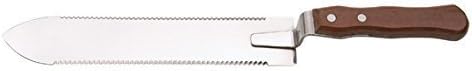 Jero Beekeeping Double Serrated Blade Uncapping Knife Made with Quality Steel and Wood Handle