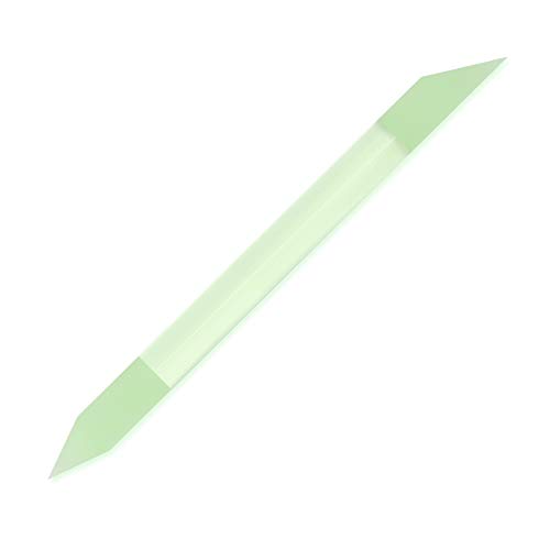 Glass Cuticle Pusher for Manicure and Pedicure - Original Czech Product (Green)