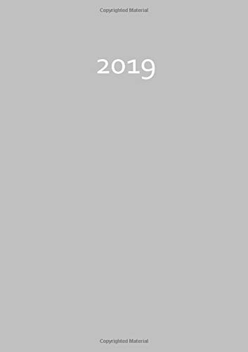 MY BIG FAT CALENDAR 2019 - grey (Great Britain) - 1 day per page, DIN A4