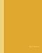 Sketch Journal: Two Tone Yellow 8x10 - Pages are lightly lined with EXTRA WIDE RIGHT MARGINS for ske by Premise Content