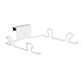 Spectrum Diversified Over-The-Cabinet Door Trash Bag Holder, White