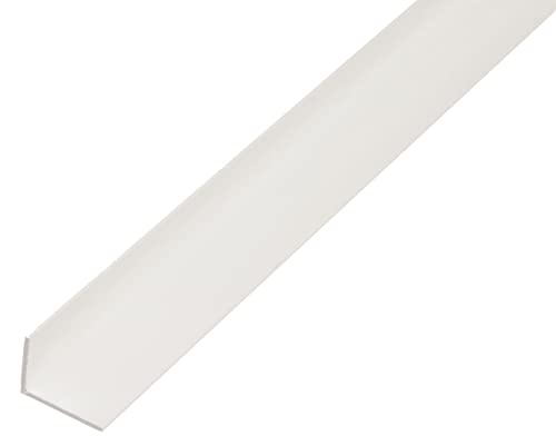 Alberts 488260 Cornière | Plastique, blanc | 1000 x 40 x 10 mm