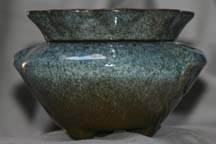Set of 3 3.5" Granite Style Self Watering Ceramic planter