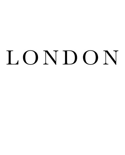 London: Decorative stacking book for interior design styling | Accessorize your coffee table and book shelves | Combine different deco books for a unique look (Cities of the World)