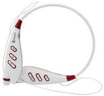 Bluetooth MP3 Player Head Set with SD Card Slot (White)