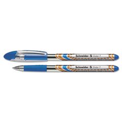 Schneider 151003 Ballpoint Slider Pen, Stick, Fine, Blue, 10 per Box (STW151003)