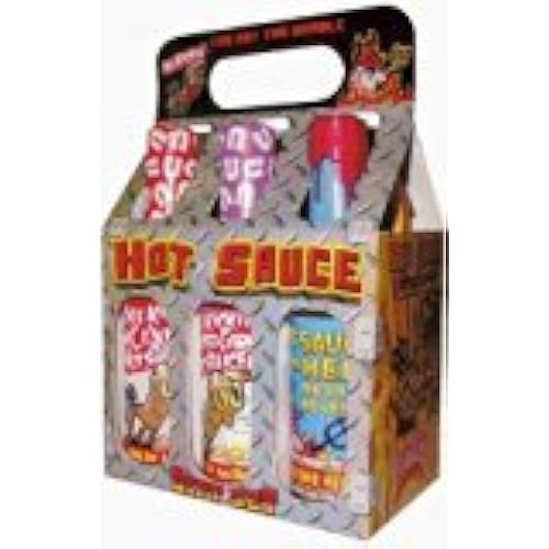 Hot Sauce Gift Set - Gift for any Hot Sauce connoisseur. Grocery & Gourmet Food, Sauces, Gravies & Marinades, Hot Sauce