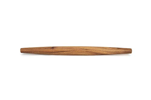 Ironwood Gourmet 28981 Acacia Wood French Rolling Pin, 20-inches, Brown - Thumbnail 3