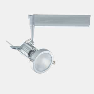 Jesco Lighting HMH901P20201M Contempo - 3" One Light H Track Head-20 Watt-MH PAR20 Bulb, Silver Finish