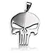 Punisher Skull Frank Castle Superhero Pendant Necklace Steel Chain Men