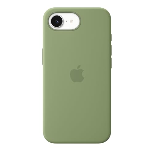 Apple iPhone 17e Silikon Case mit MagSafe – Hellmoosgrün 