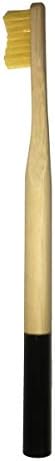 FETE Bamboo Toothbrush Medium Vegan Yellow Black