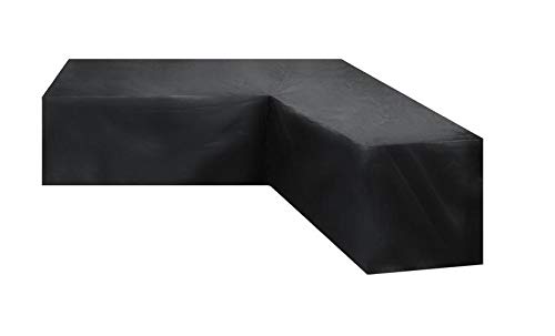 UCARE L Shape Furniture Cover Outdoor V-Shaped Sectional Sofa Cover Waterproof Lawn Patio Furniture Cover for Garden (V shape 118 * 118in)