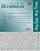 Accumulair Emerald 10x30x1 (9.75x29.75) MERV 6 Air Filter/Furnace Filters (4 pack)