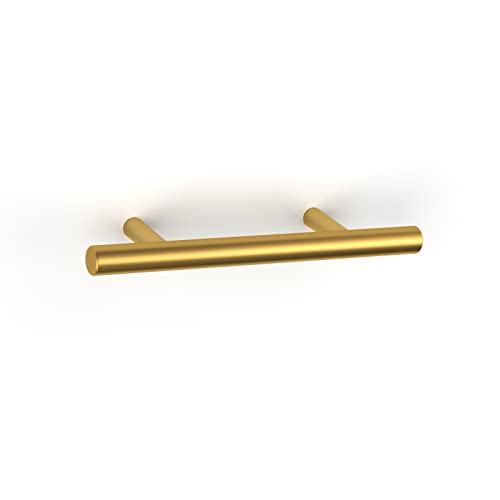 homdiy 50 Pack 5in Cabinet Handles Brushed Brass
