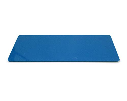 Blank Colour PVC Plastic ID Cards for Magicard, Evolis, Zebra, Smart, Javelin, Fargo, Datacard Badge Printers - By PAC Supplies Global Ltd (100) (Royal Blue)