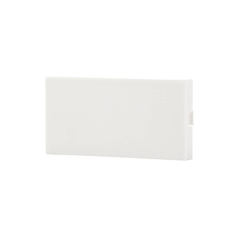 Blanking Plate Euro AV Module for Wall Faceplate Outlet. 25mm x 50mm.