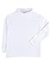 Leveret Girls Boys & Toddler Solid Turtleneck 100% Cotton Kids Shirt (Size 6 Years, White)