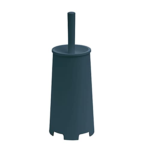 Gedy G-Oscar Countertop Toilet Brush Petrol Blue, 35 x 13 x 13 cm, Weight 0.4 kg, Toilet Brush with Bristles Made with Thermoplastic Resins, Warranty Year 2, R&D Design
