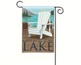 BreezeArt Lake Life Garden Flag 31195