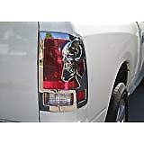 Big Horns Tail Light Covers For Dodge ~ Ram Pickup ~ 2009-2016  - Chrome ABS ~ 1500 Only, 2 PC Set