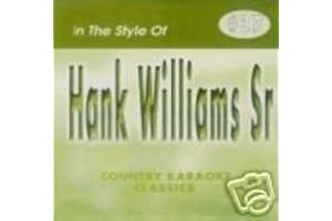 HANK WILLIAMS Sr Country Karaoke Classics CDG Music CD