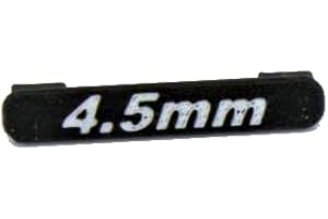 HANDMADE Identification Labels Compatible with Toolbox widget Vertical PRO Wrench Holders (Metric, Deep Black with White Text)