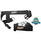 OMEEGA 3-D Ankle/Foot Shoe Strap 3 -Ring Cable Gym Machine Attachment For Men/Women Yoga, Pilates,