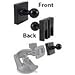 Arkon AP2T17MM Adapter Plate Compatible with Garmin Nuvi 17mm