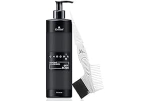 Chroma ID Bonding Color Mask Off Black 16.9oz and M Hair Designs Tint Brush/Comb (Bundle 2 items)