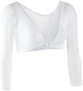 Women's Basic 3/4 Length Slip-on Mesh Sleeves
