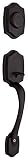 Kwikset 699BW Lip 11P Belleview Dummy Sectional Handleset, Exterior Only, Venetian Bronze