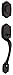 Kwikset 699BW Lip 11P Belleview Dummy Sectional Handleset, Exterior Only, Venetian Bronze