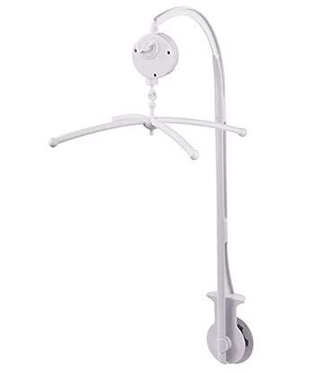 Musical Cot Mobile with Wind-up Music Box - Universal DIY Toy Decoration Hanging Arm Bracket for Baby's Hearing and Vision Development