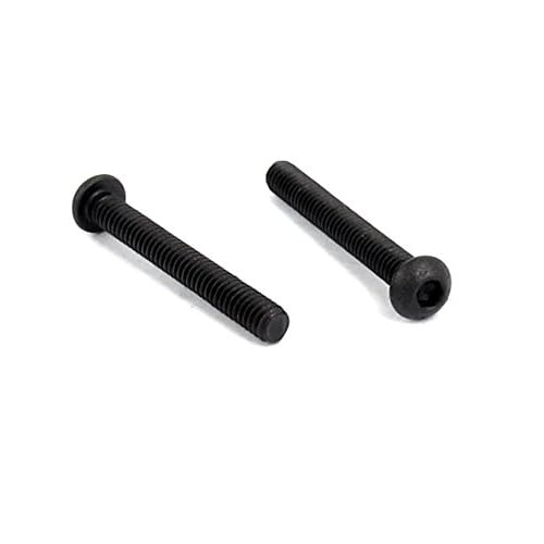Unifizz M2x16mm 10.9 Alloy Steel Button Head Hex Socket Cap Screw Bolt Black 50pcs